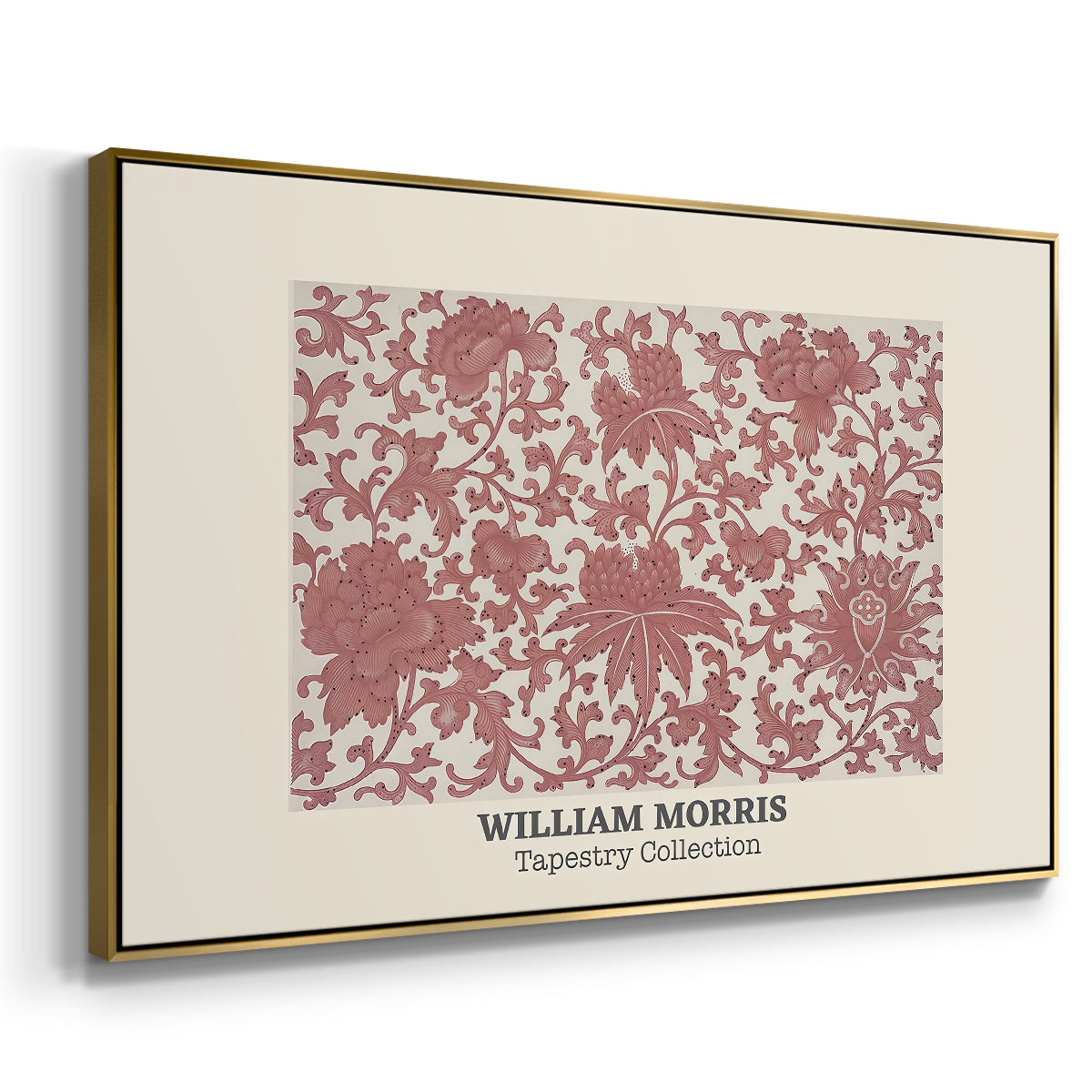 Examples of Chinese Ornament, Pl. XCIII (Morris Inspired), 1867 - Floater Framed Canvas Print