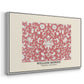 Examples of Chinese Ornament, Pl. XCV (Morris Inspired), 1867 - Floater Framed Canvas Print