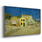 The Yellow House (The Street), 1888 - Floater Framed Canvas Print
