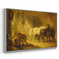 Heath Ewe and Lambs, 1810 - Floater Framed Canvas Print