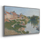 Les Andelys, Côte d'Aval, 1886 - Floater Framed Canvas Print