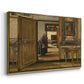 Interior of the Terninck Institution in Antwerp, 1884 - Floater Framed Canvas Print
