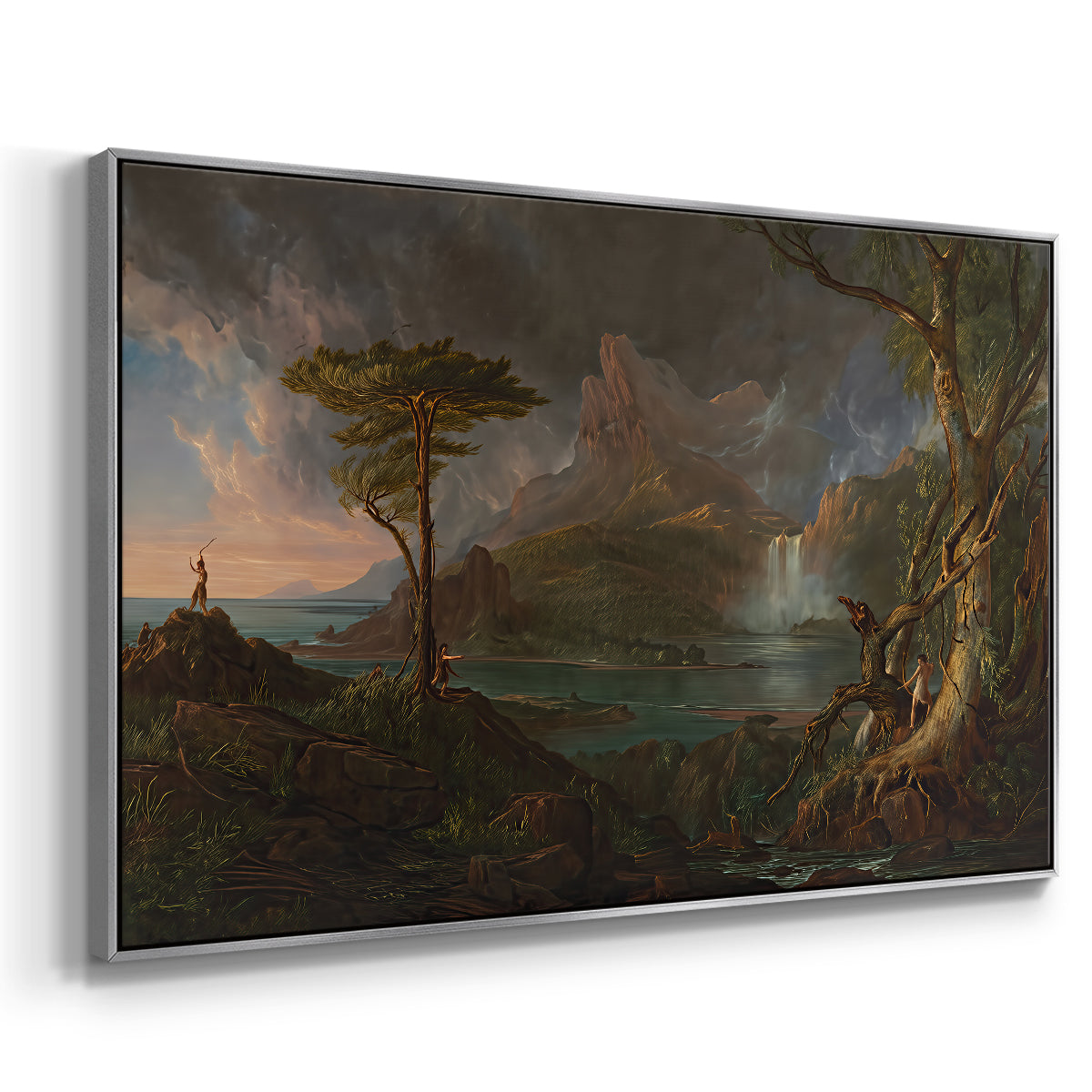 A Wild Scene, 1831-1832 - Floater Framed Canvas Print