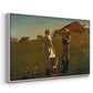 A Temperance Meeting, 1874 - Floater Framed Canvas Print