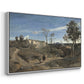 La Cervara, the Roman Campagna, c. 1830-1831 - Floater Framed Canvas Print
