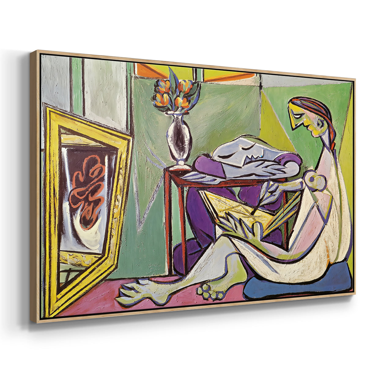The Muse, 1935 - Floater Framed Canvas Print