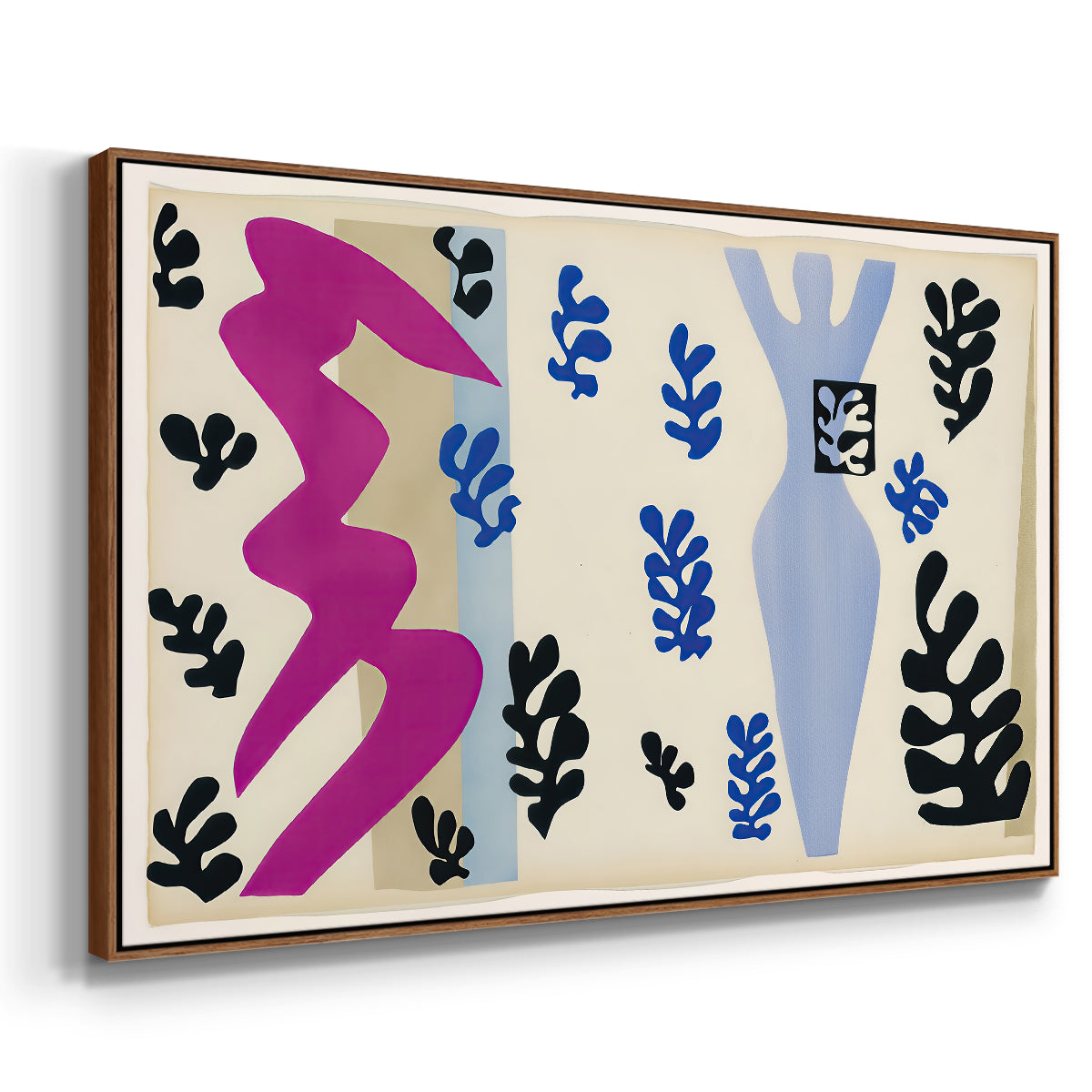 The Knife Thrower (Le lanceur de couteaux), from Jazz, 1947 - Floater Framed Canvas Print