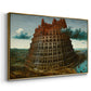 The Tower of Babel, c. 1568 - Floater Framed Canvas Print