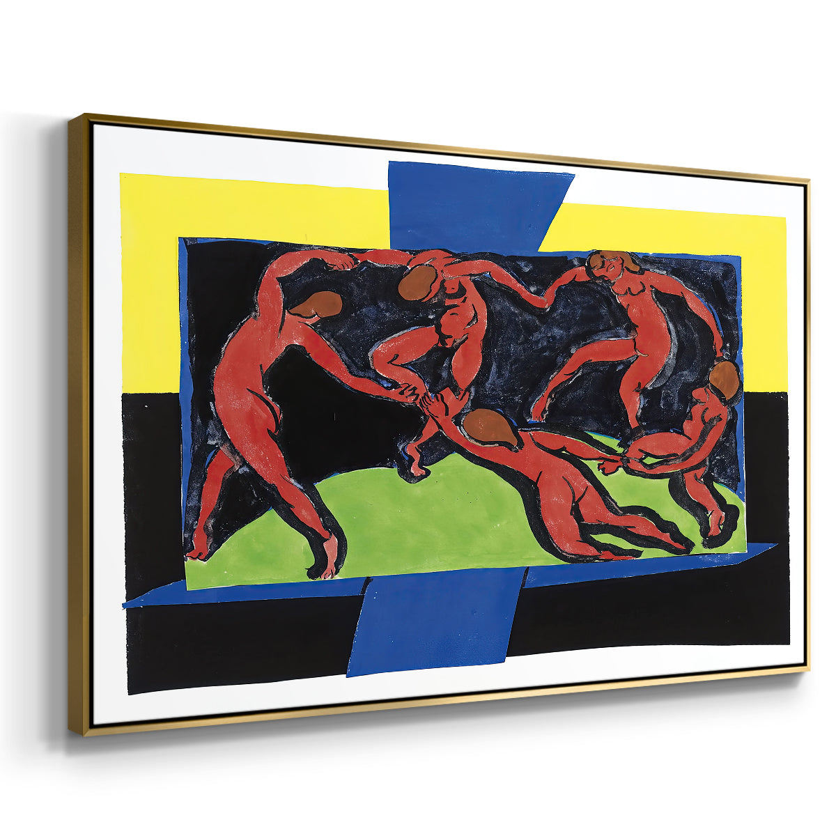 The Dance (La Danse), 1939 - Floater Framed Canvas Print