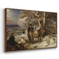 The Day's Sport, 1826 - Floater Framed Canvas Print