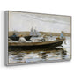 Boys in a Dory, 1873 - Floater Framed Canvas Print