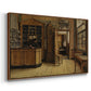 The Old Inn 'Het Loodshuis' in Antwerp, 1877 - Floater Framed Canvas Print