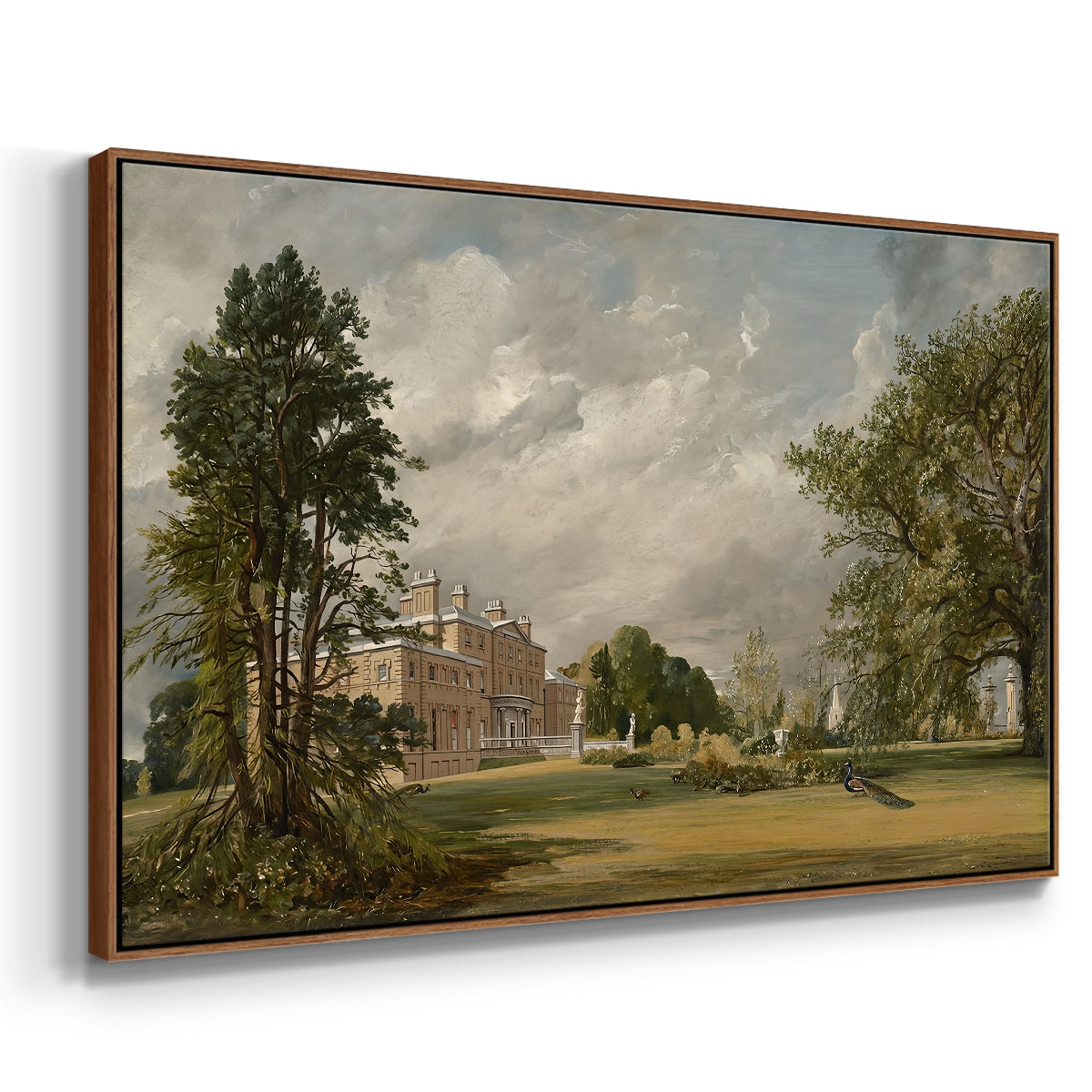 Malvern Hall, 1821 - Floater Framed Canvas Print