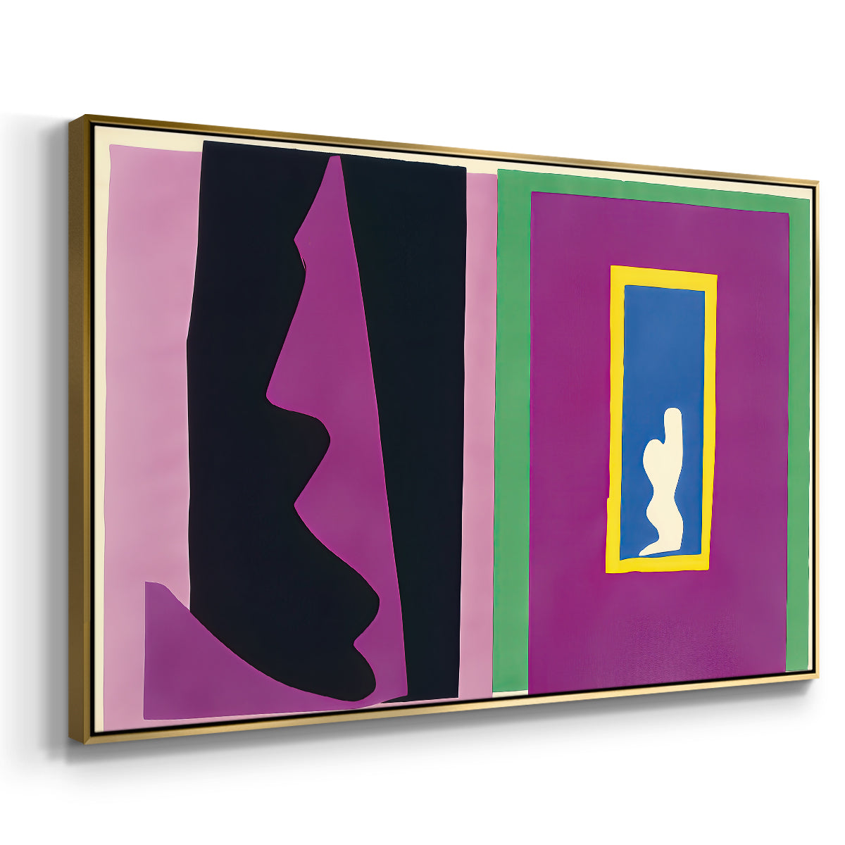 Destiny (Le destin), from Jazz, 1947 - Floater Framed Canvas Print