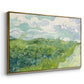 Green Wheat Field, Auvers, 1890 - Floater Framed Canvas Print