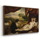 Venus and the Lute Player, c. 1565-1570 - Floater Framed Canvas Print
