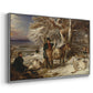 The Day's Sport, 1826 - Floater Framed Canvas Print