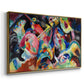 Improvisation. Deluge, 1913 - Floater Framed Canvas Print