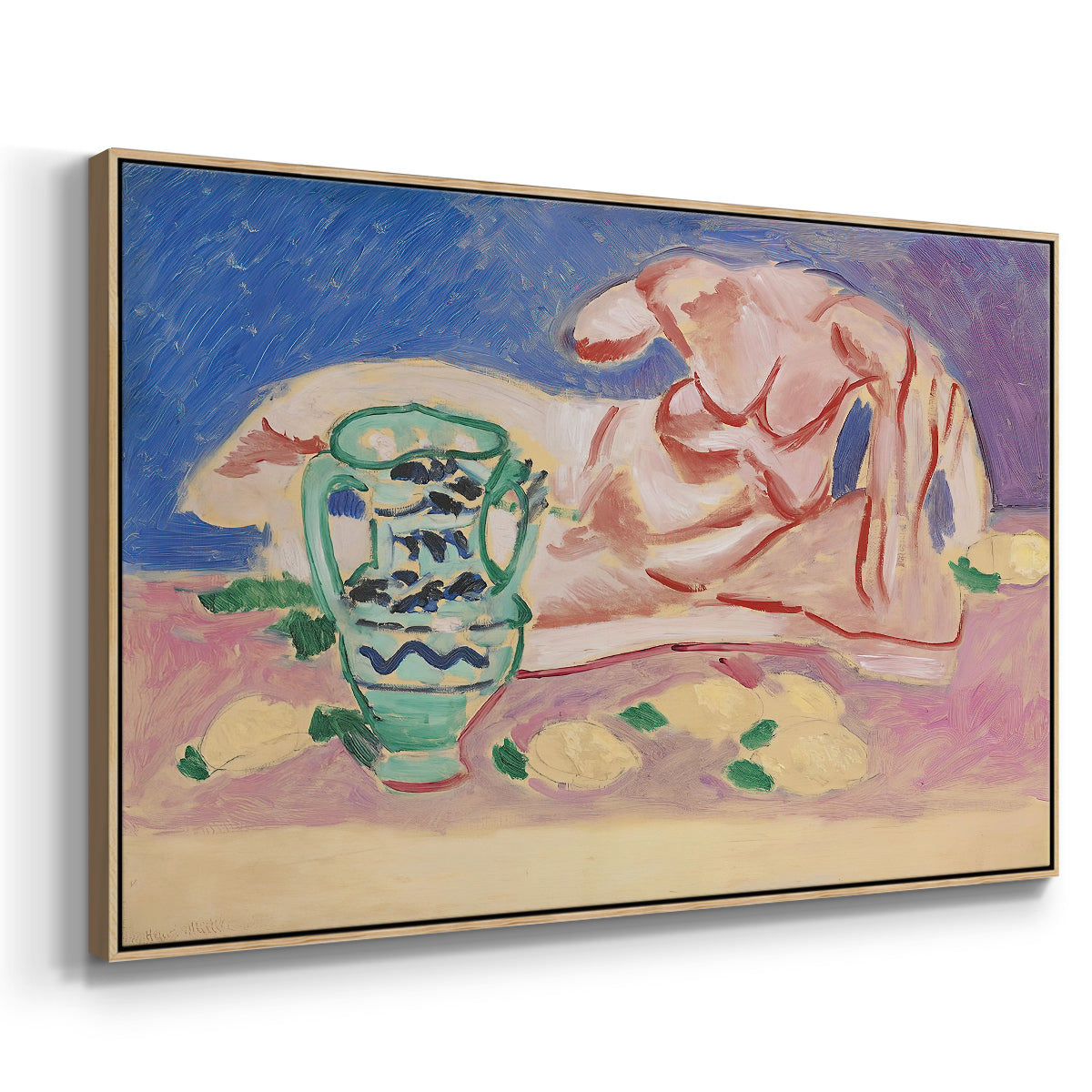 Ilyssus from the Parthenon, 1908 - Floater Framed Canvas Print