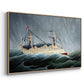 A Ship in the Storm, c. 1899 - Floater Framed Canvas Print