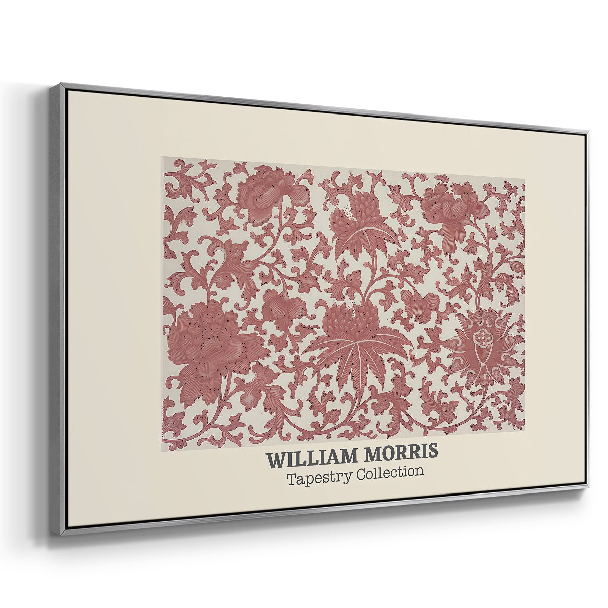 Examples of Chinese Ornament, Pl. XCIII (Morris Inspired), 1867 - Floater Framed Canvas Print