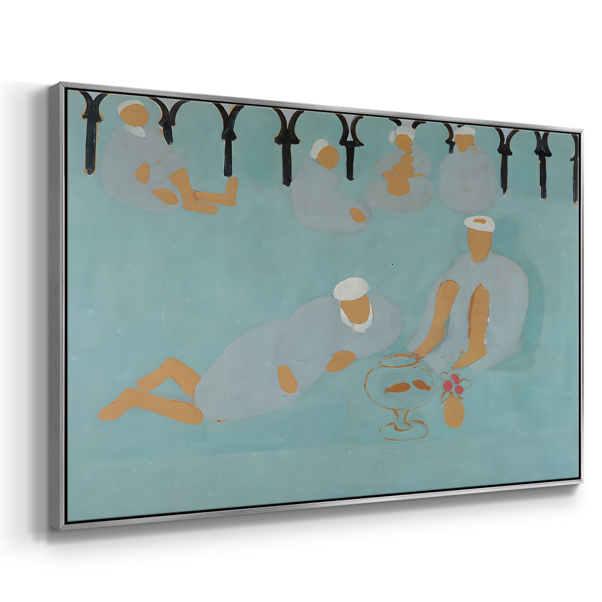 Arab Coffeehouse (Le café Maure), 1913 - Floater Framed Canvas Print
