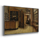 The Old Inn 'Het Loodshuis' in Antwerp, 1877 - Floater Framed Canvas Print