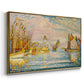 The Lighthouse at Groix, 1925 - Floater Framed Canvas Print