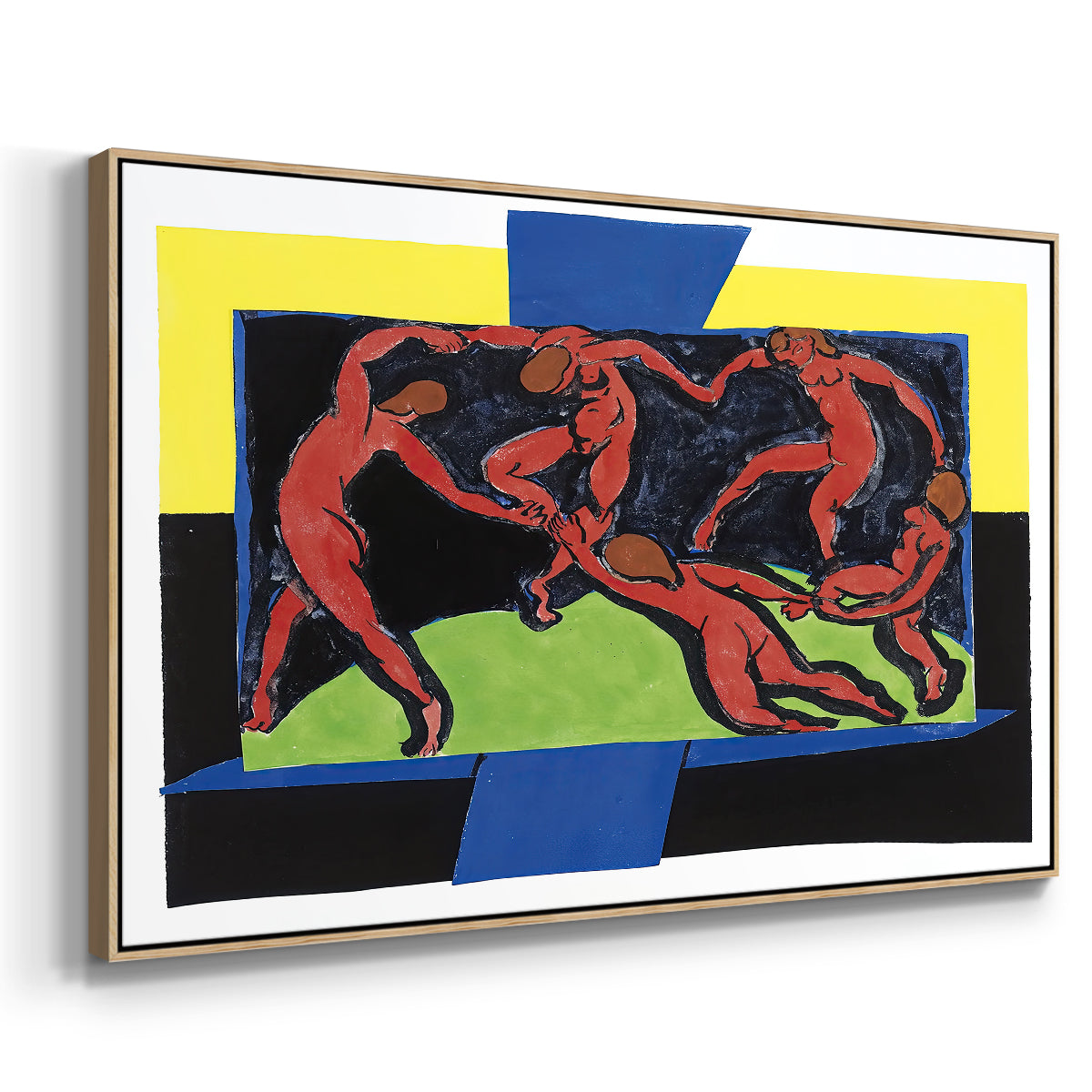The Dance (La Danse), 1939 - Floater Framed Canvas Print