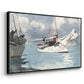 Fishing Boats, Key West, 1903 - Floater Framed Canvas Print