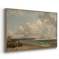 Yarmouth Jetty, 1822 - Floater Framed Canvas Print