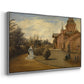 The Country House of Gustave Coûteaux, 1871 - Floater Framed Canvas Print