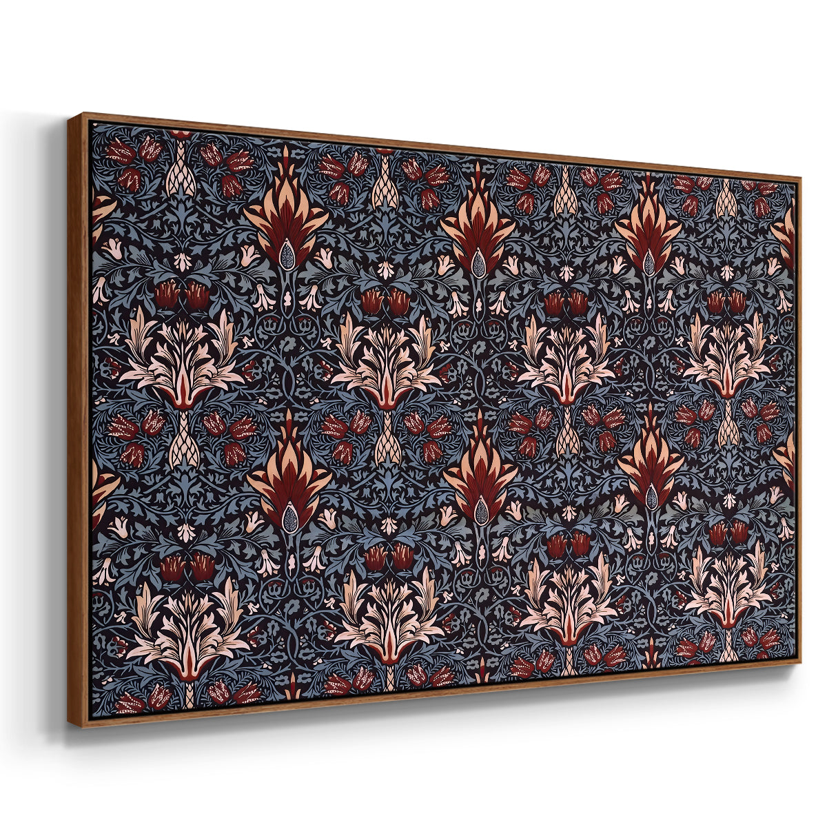 Snakeshead (Printed Textile), c. 1876 - Floater Framed Canvas Print