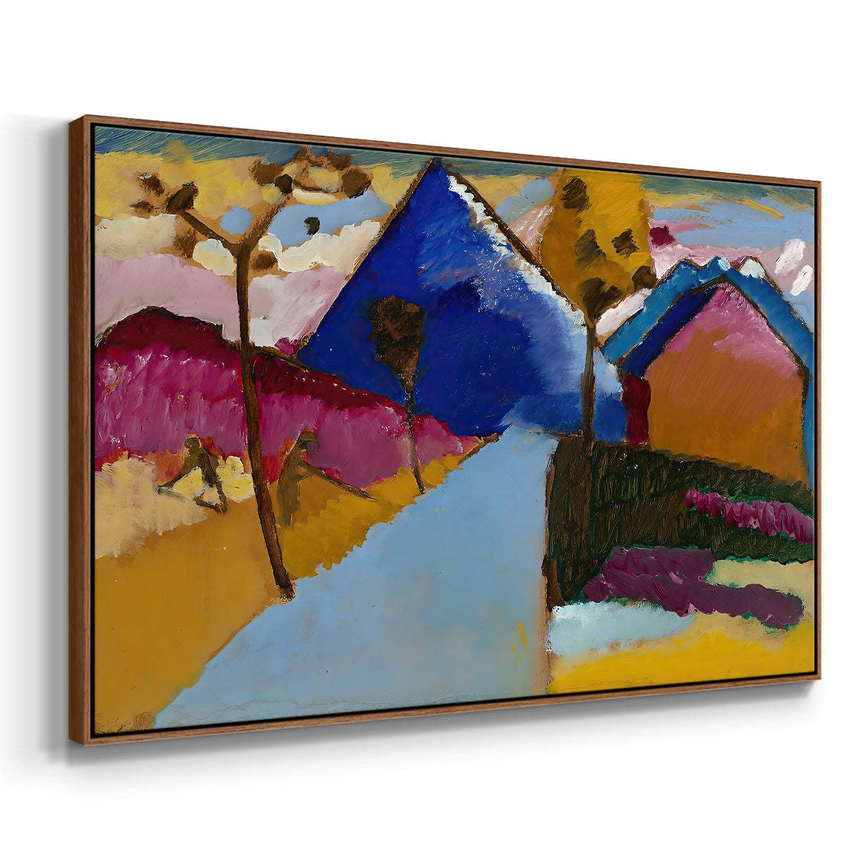 Kochel Straight Street, 1909 - Floater Framed Canvas Print