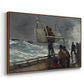 The Signal of Distress, c. 1896 - Floater Framed Canvas Print