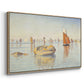 Concarneau, Quiet Morning, Opus 219, 1891 - Floater Framed Canvas Print