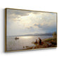 On the Banks of the Chiemsee, 1871 - Floater Framed Canvas Print