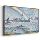 Entrance to the Port of Honfleur, 1899 - Floater Framed Canvas Print