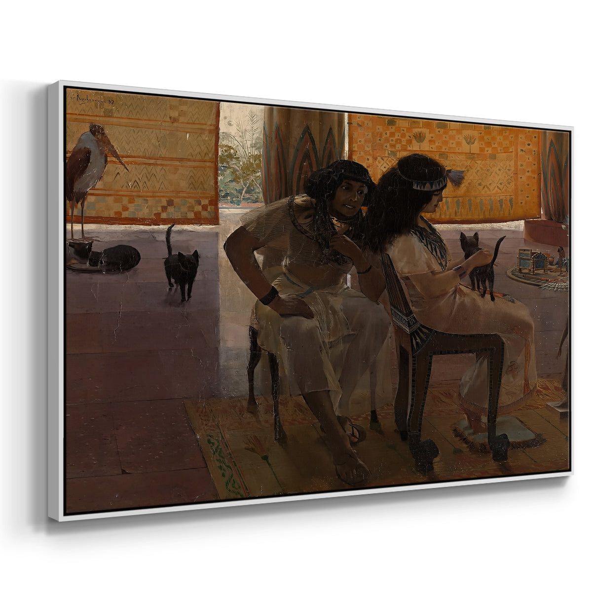 The Age of the Pharaohs, 1914 - Floater Framed Canvas Print