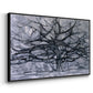 The Gray Tree, 1911 - Floater Framed Canvas Print