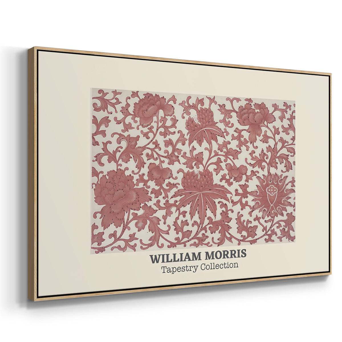 Examples of Chinese Ornament, Pl. XCIII (Morris Inspired), 1867 - Floater Framed Canvas Print