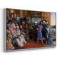The Finding of the Saviour in the Temple, 1854-1860 - Floater Framed Canvas Print