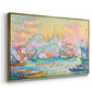 The Golden Horn, Constantinople, 1907 - Floater Framed Canvas Print