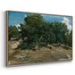 Fontainebleau: Oak Trees at Bas-Bréau, c. 1830-1835 - Floater Framed Canvas Print