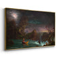 The Voyage of Life: Manhood, 1842 - Floater Framed Canvas Print