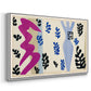 The Knife Thrower (Le lanceur de couteaux), from Jazz, 1947 - Floater Framed Canvas Print