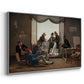 A Group of Danish Artists in Rome, 1837 - Floater Framed Canvas Print