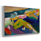 Murnau Mountain Landscape with Church, 1910 - Floater Framed Canvas Print