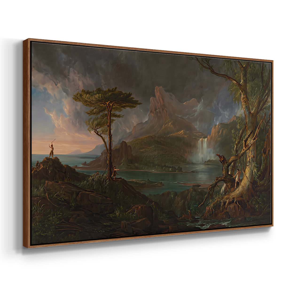 A Wild Scene, 1831-1832 - Floater Framed Canvas Print