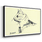 Cat (Le chat), c. 1961 - Floater Framed Canvas Print